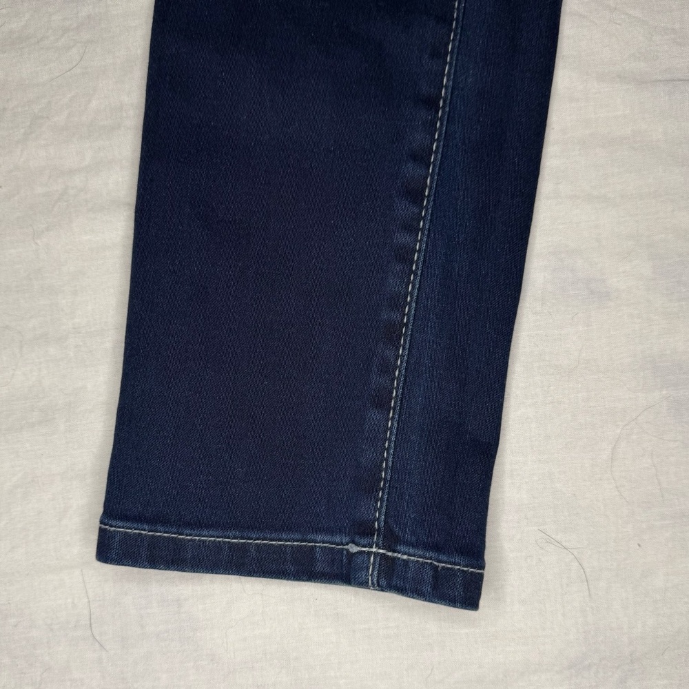 D&G Dolce & Gabbana Low Rise Dark Wash Slim Straight Jeans Size 26 - Picture 2 of 12